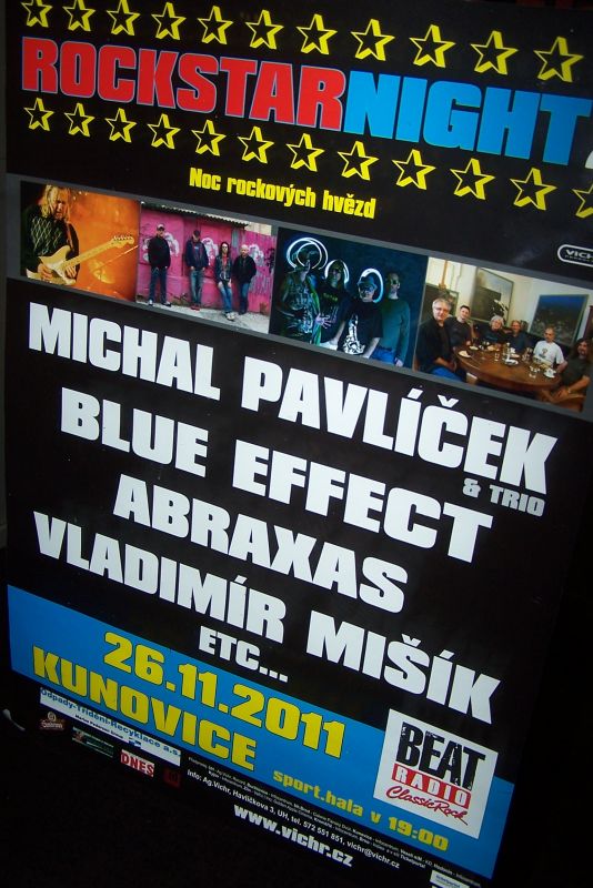 RockStarNight2 - Vladimír Mišík + ETC, Blue Effect, Michal Pavlíček a Band, Abraxas